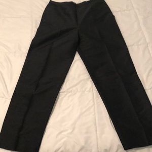MaxMara Satin Black Cropped Pants Size 4